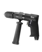1/2 Inch Heavy-Duty Air Reversible Drill with Keyless Chuck - 450 rpm - 0.5HP