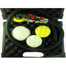 3"  Pad Low Profile Right Angle Mini Pneumatic Air Polisher Set, 4000 Rpm